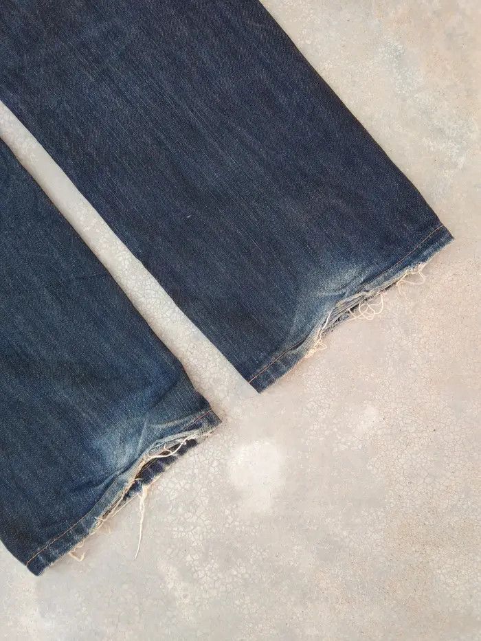 Japanese Brand × Jean × Vintage Vintage Edwin Rusty Wash Japan Distressed Jeans 33x31 Size US 33 - 3 Thumbnail