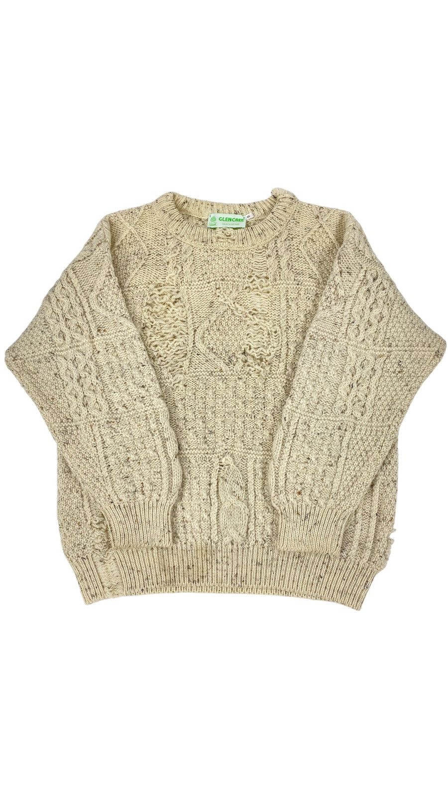 Vintage 🔥LASTDROP🔥 VTG Aran Wool Ireland Fisherman Distressed Heavy Size US M / EU 48-50 / 2 - 1 Thumbnail