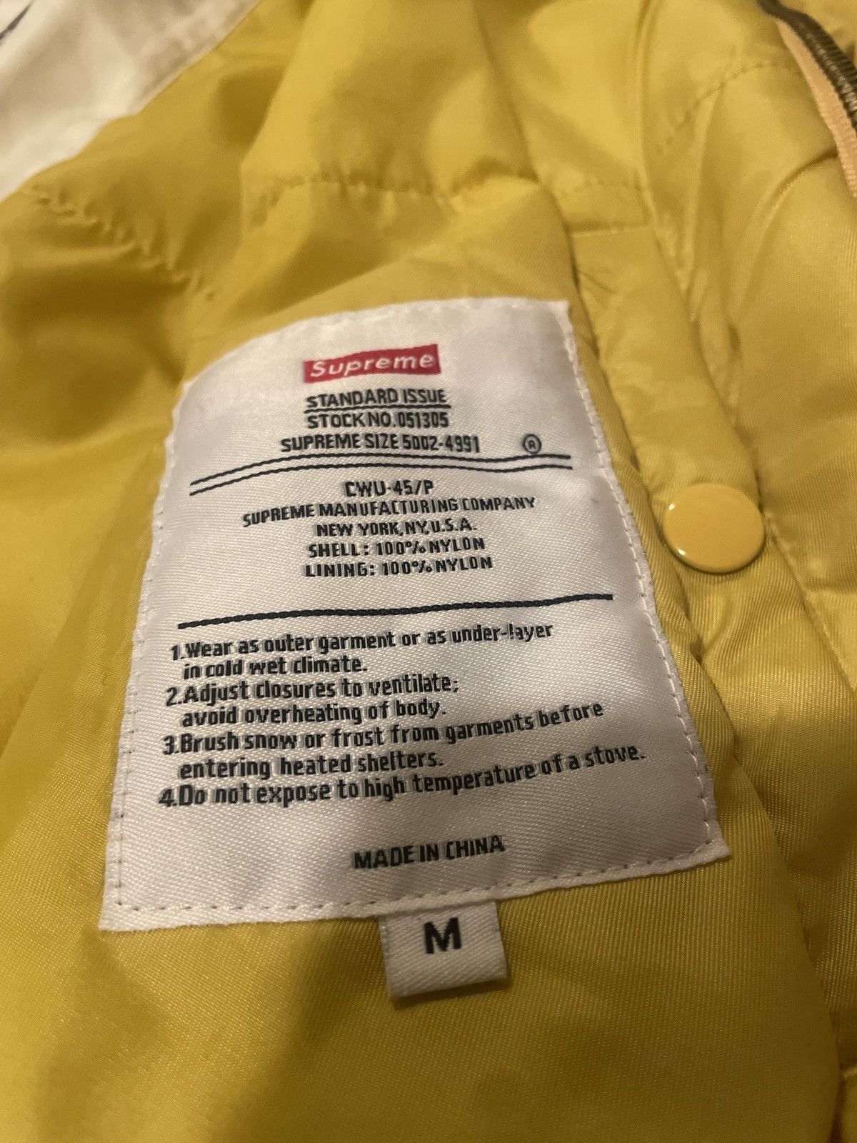 Supreme Supreme FW15 Tanker MA1 Jacket Size US M / EU 48-50 / 2 - 3 Thumbnail