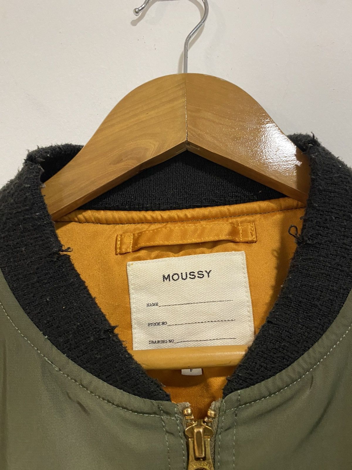 Vintage Vintage Moussy Military Style Bomber Jacket Size US M / EU 48-50 / 2 - 11 Thumbnail