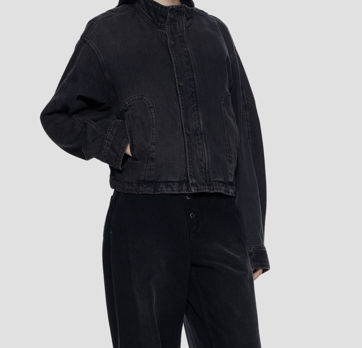 Wooyoungmi Wooyoungmi Black Denim Jacket Size XS / US 0-2 / IT 36-38 - 1 Thumbnail