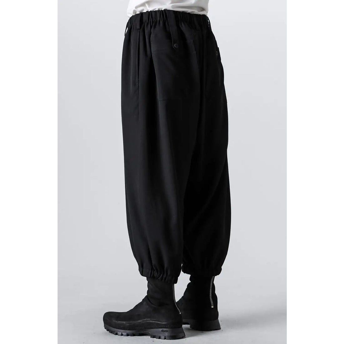 Yohji Yamamoto Yohji Yamamoto Pour Homme - Gathered 9 Part Length Pants Size US 30 / EU 46 - 7 Thumbnail