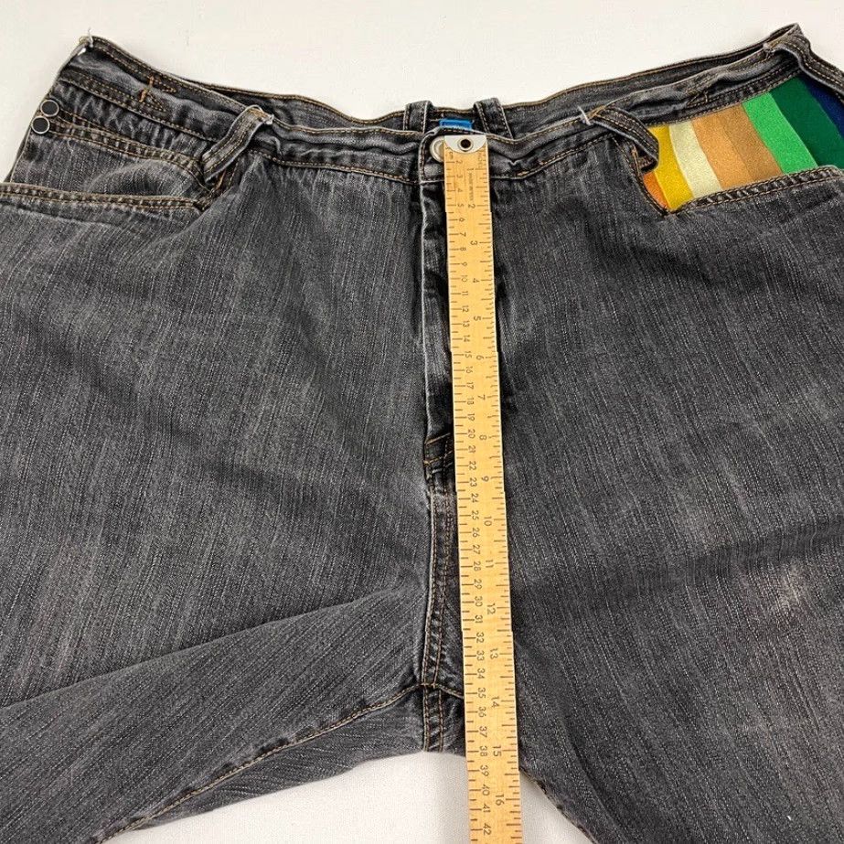 Coogi VINTAGE COOGI Jeans 42x32 Gray Denim Wide Leg Baggy Hip Hop Embroidered 90s Mens Size US 42 / EU 58 - 7 Thumbnail