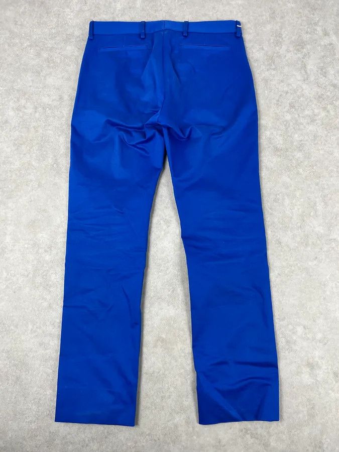 Dior Dior Homme Blue Classy Tailored Pants by Kris Van Assche Size US 30 / EU 46 - 7 Thumbnail