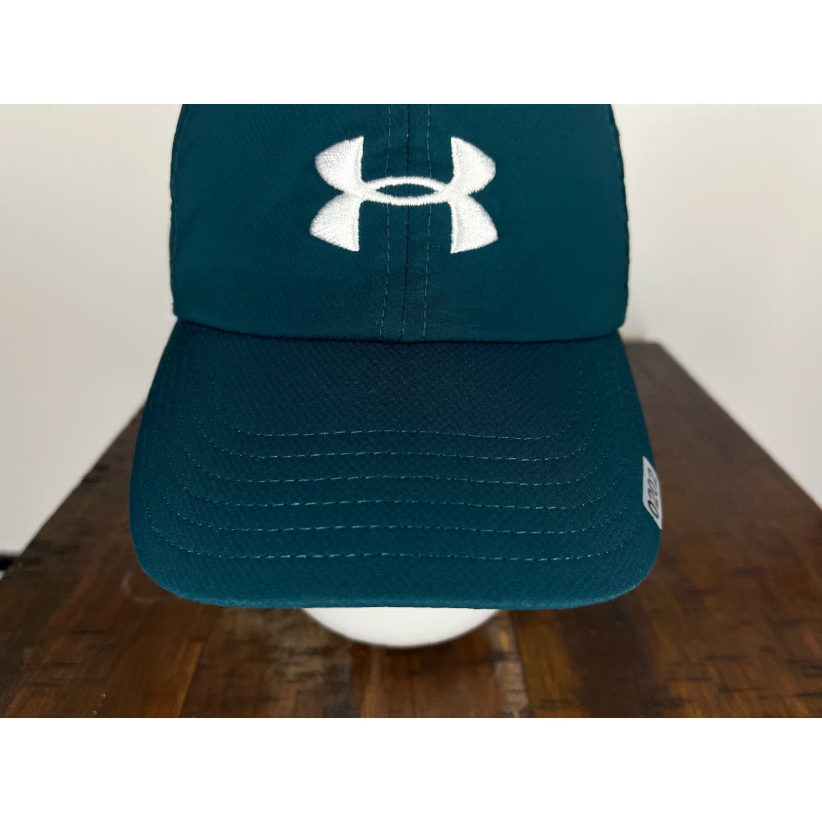 Under Armour Under Armour Hat Cap Strap Back Womens One Size Teal Polyester Spandex Blend Size ONE SIZE - 3 Thumbnail