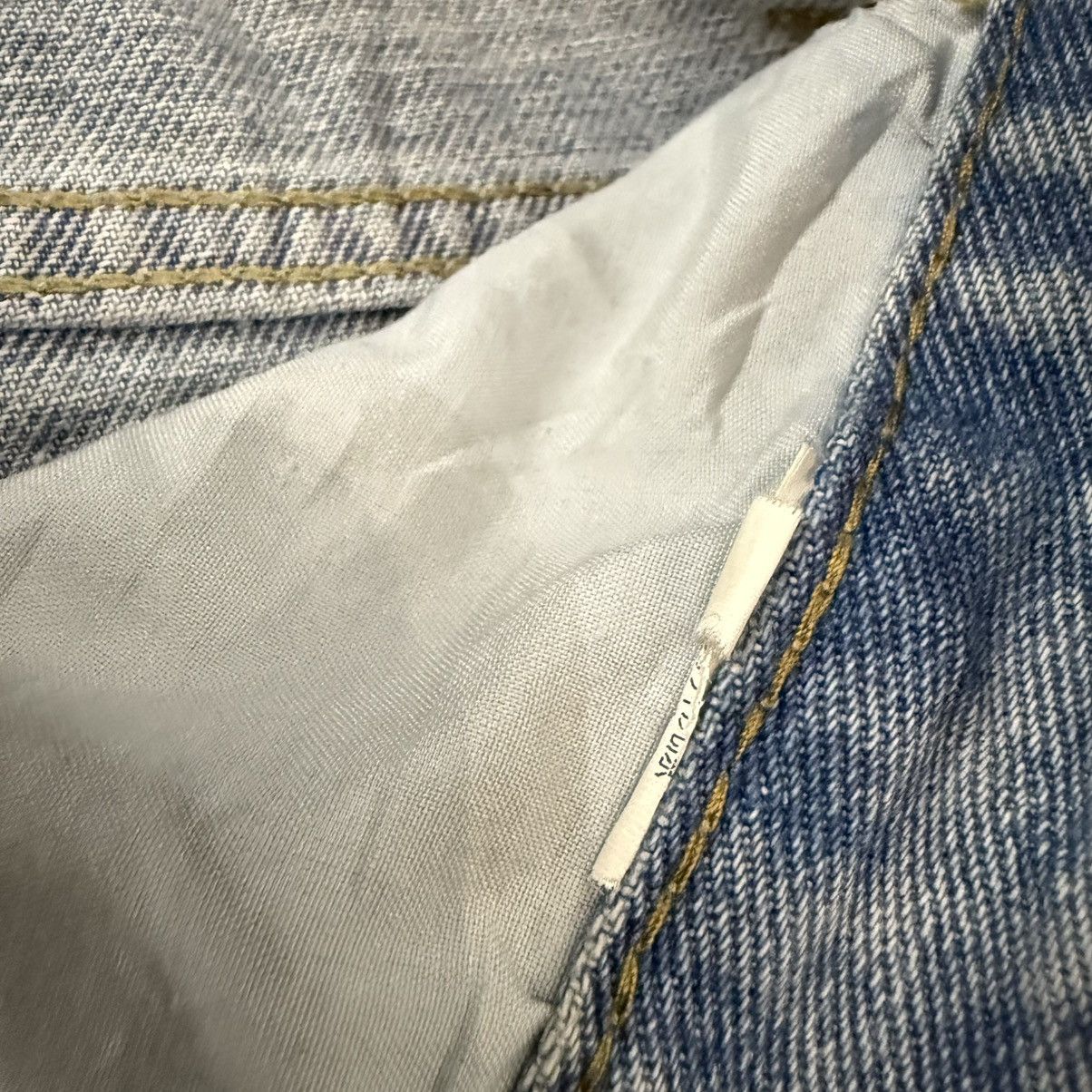 Japanese Brand Vintage 90s Verso High Waist Faded Denim Size 29" - 9 Thumbnail