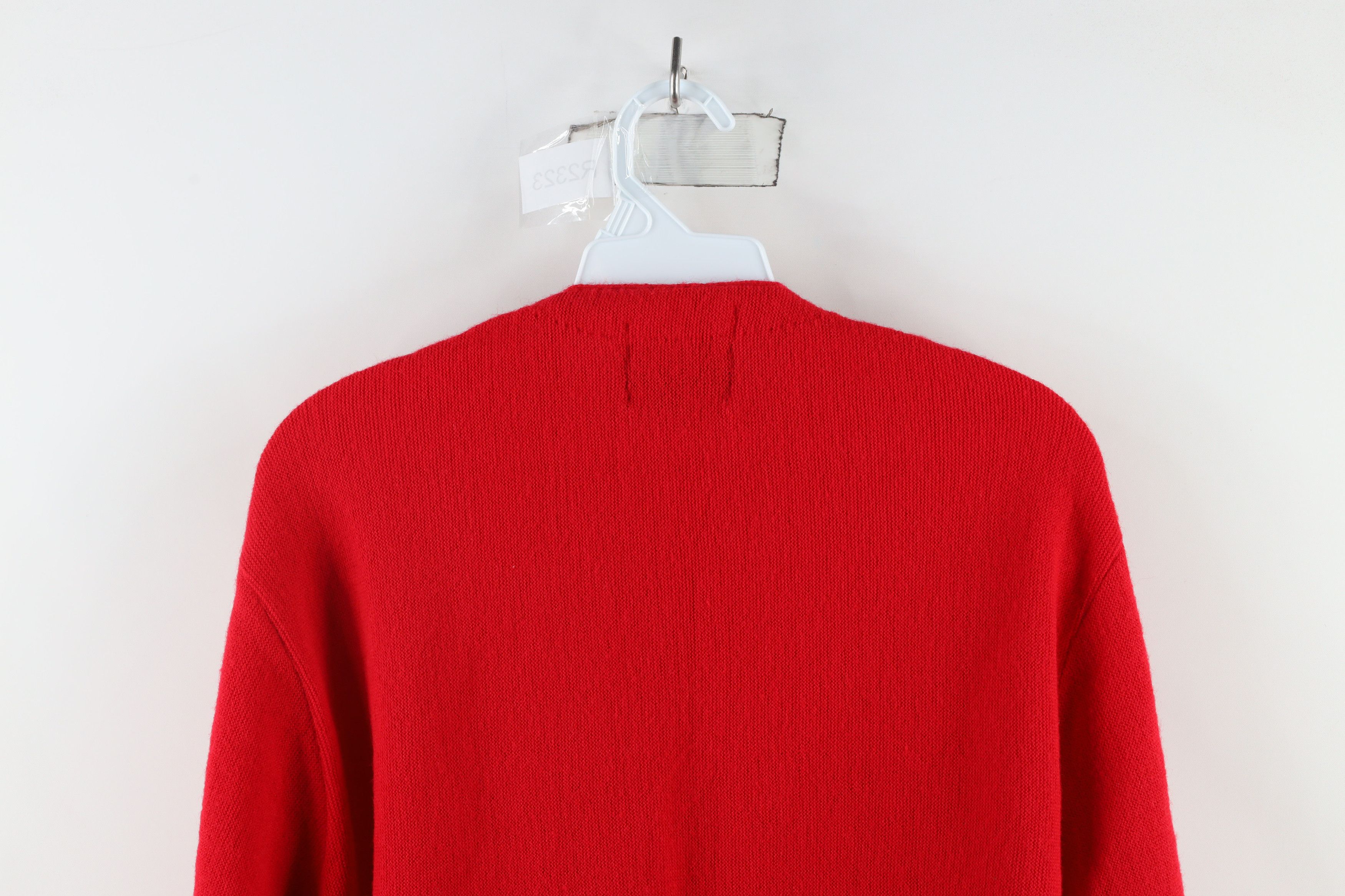 Vintage Vintage 50s 60s Streetwear Button Cardigan Sweater Red USA Size US M / EU 48-50 / 2 - 7 Thumbnail