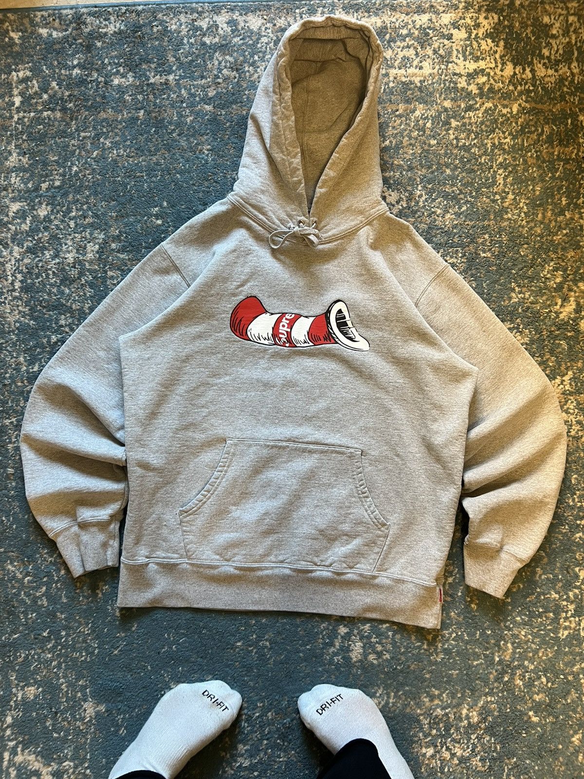 Streetwear Supreme Supreme Cat in the Hat Hooded Sweatshirt Grailed