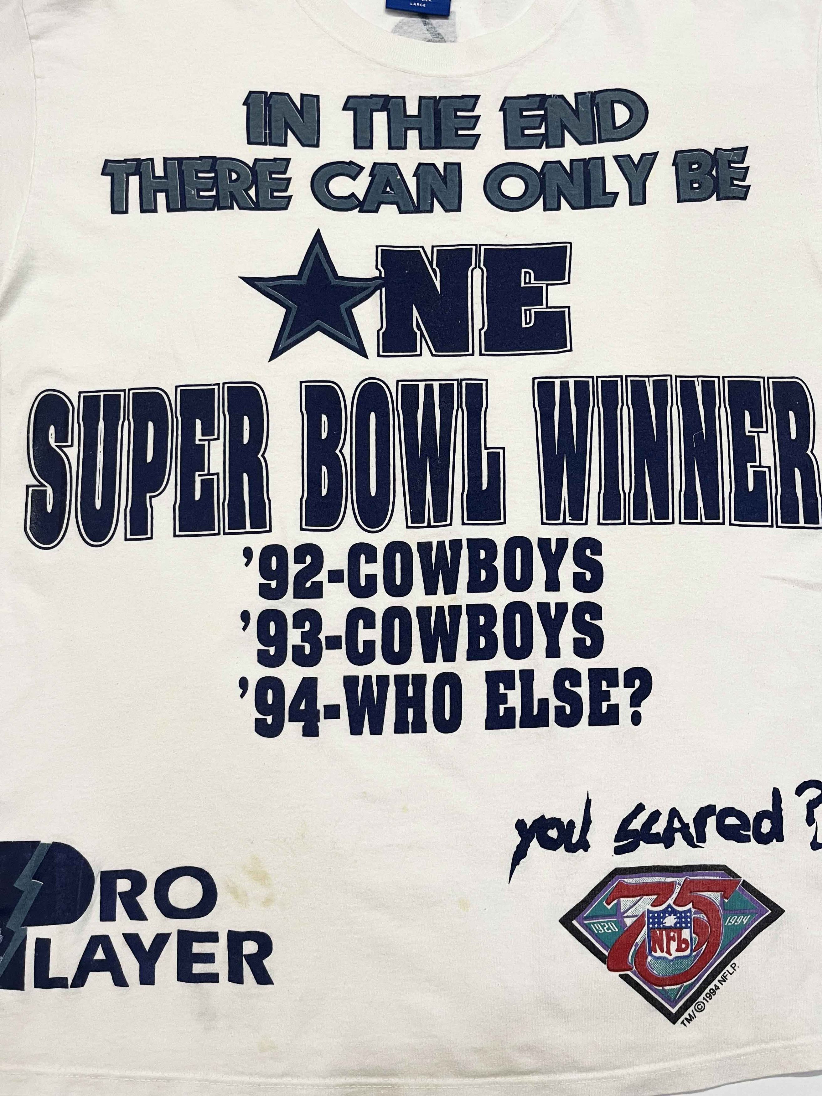 Pro Player Vintage Pro Player 1994 NFL Dallas Cowboys Football T-Shirt Size US L / EU 52-54 / 3 - 2 Thumbnail