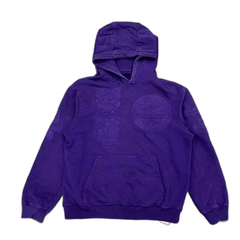 Louis Vuitton Louis Vuitton Purple Logo Hoodie M Size-2506 Size US M / EU 48-50 / 2 - 1 Thumbnail