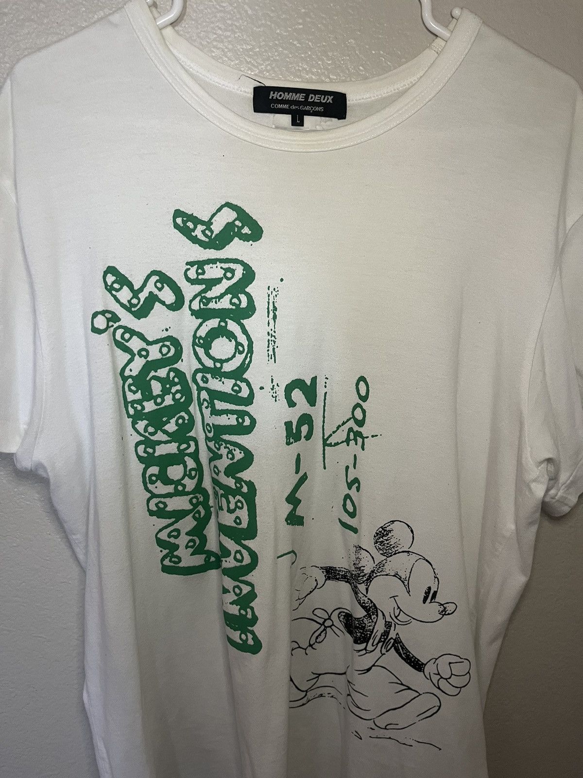 Comme des Garcons Commes Des Garçons Homme Deux “Mickeys Inventions” Shirt Size US L / EU 52-54 / 3 - 2 Thumbnail