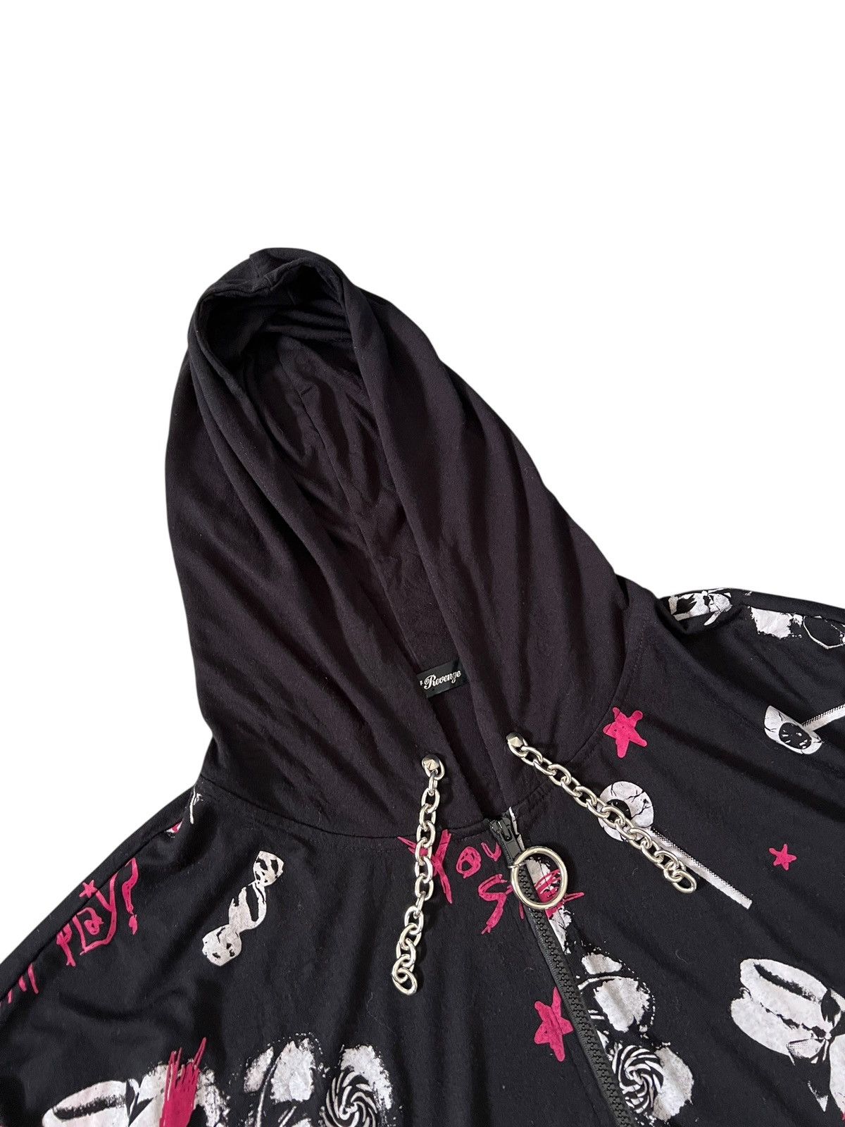 Sex Pot ReVeNGe Sex Pot Revenge ‘Killer Bunny” Oversized Long Chains Hoodie Size L / US 10 / IT 46 - 4 Thumbnail