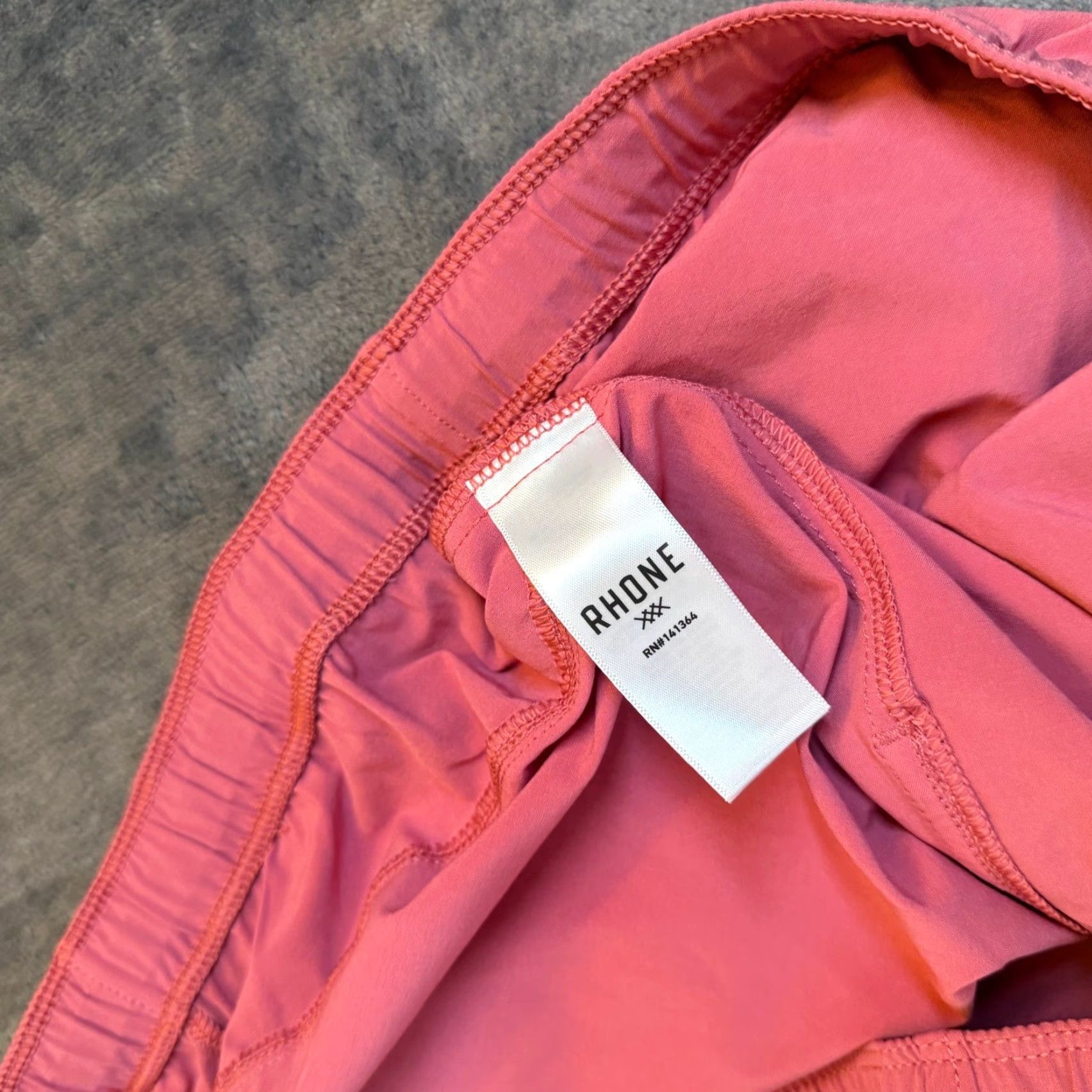 Rhone Rhone Essentials Athletic Shorts Mens XXL Pink Lightweight Drawstring NWT Size US 39 - 4 Thumbnail