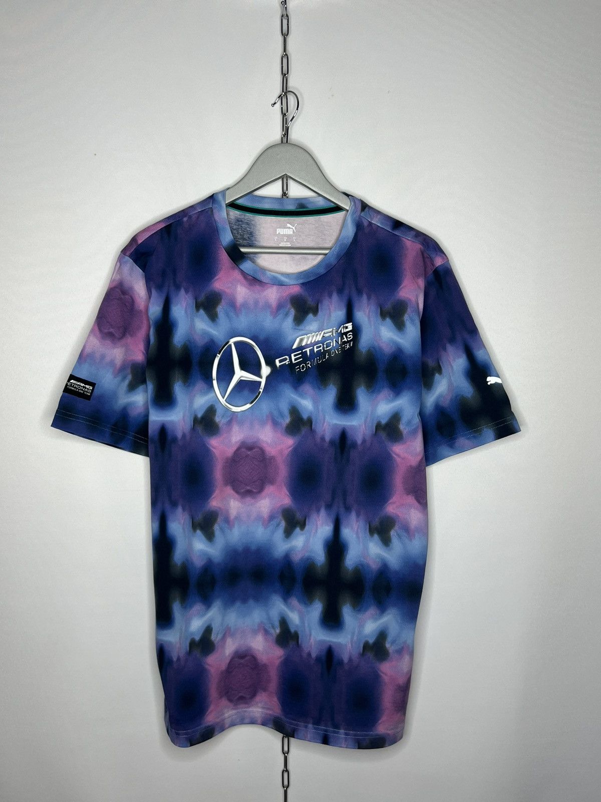 Puma Vintage Mercedes AMG Formula 1 Team Racing Tee T-Shirt Hype Size US L / EU 52-54 / 3 - 1 Thumbnail