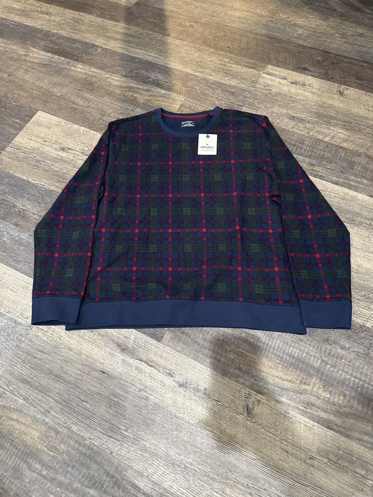 UNTUCKit UNTUCKit Plaid Sweater Size US XL / EU 56 / 4 - 1 Thumbnail