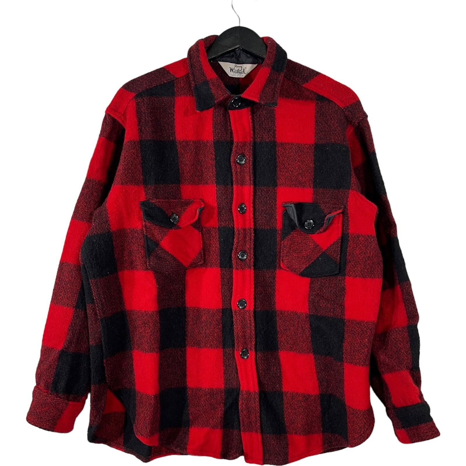 Vintage Vintage Woolrich Plaid Wool Flannel Size US XL / EU 56 / 4 - 1 Thumbnail