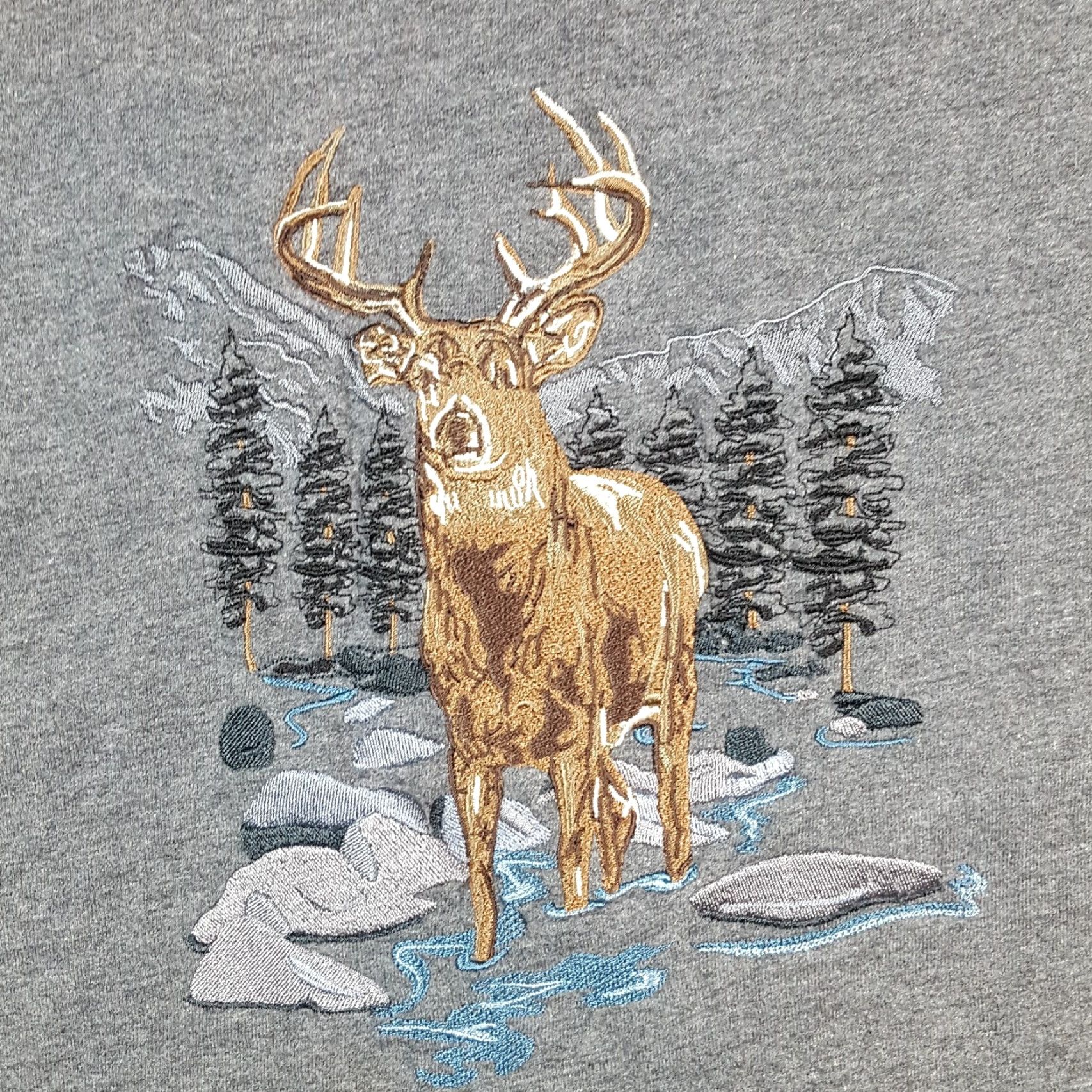 Vintage VINTAGE Deer Buck Hunting Nature Men's XL Pullover Crewneck Sweatshirt Gray Size US XL / EU 56 / 4 - 3 Thumbnail