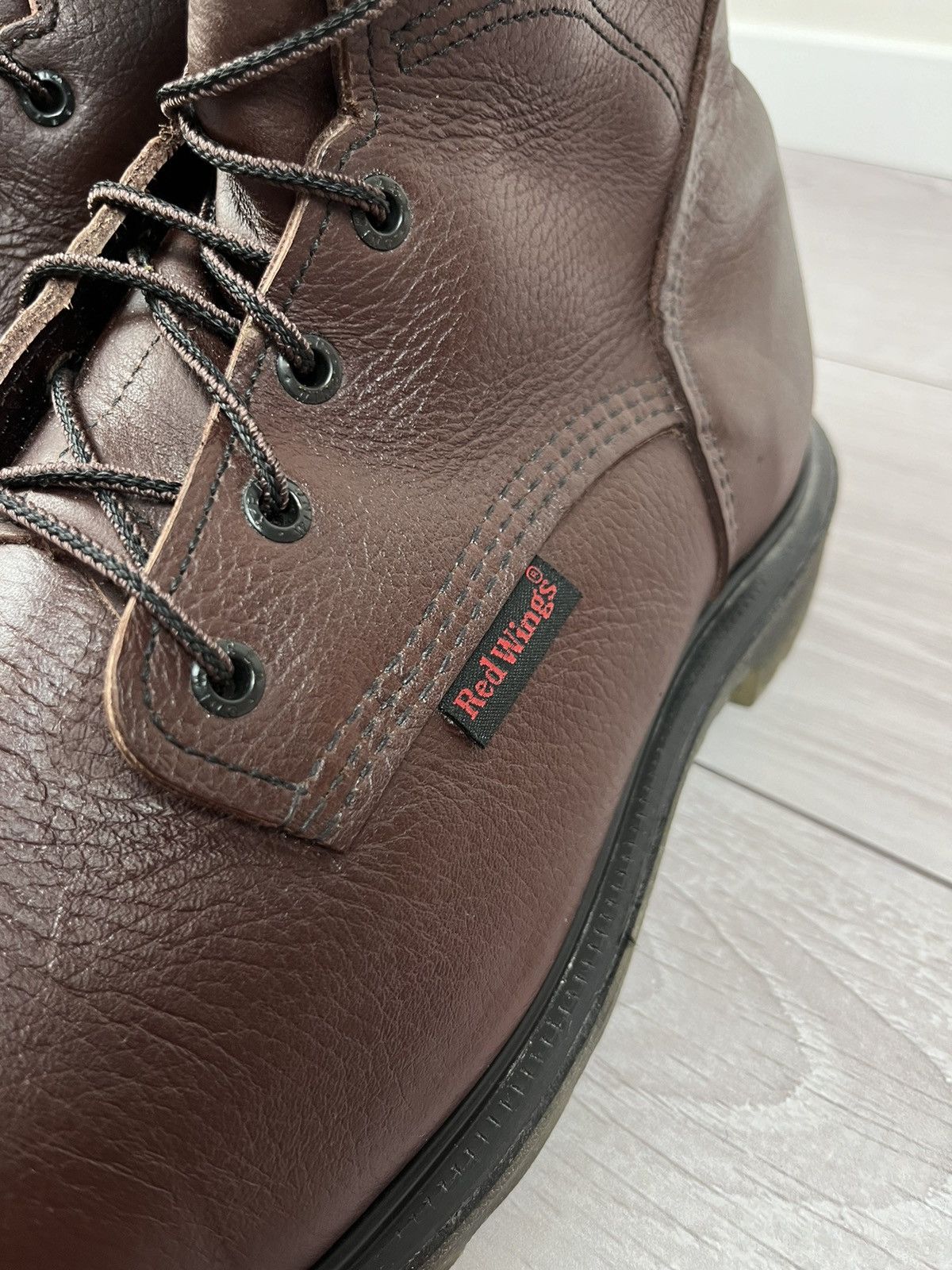 Red Wing Red Wing Industrial Brown Leather Working Boots Size US 11.5 / EU 44-45 - 14 Thumbnail