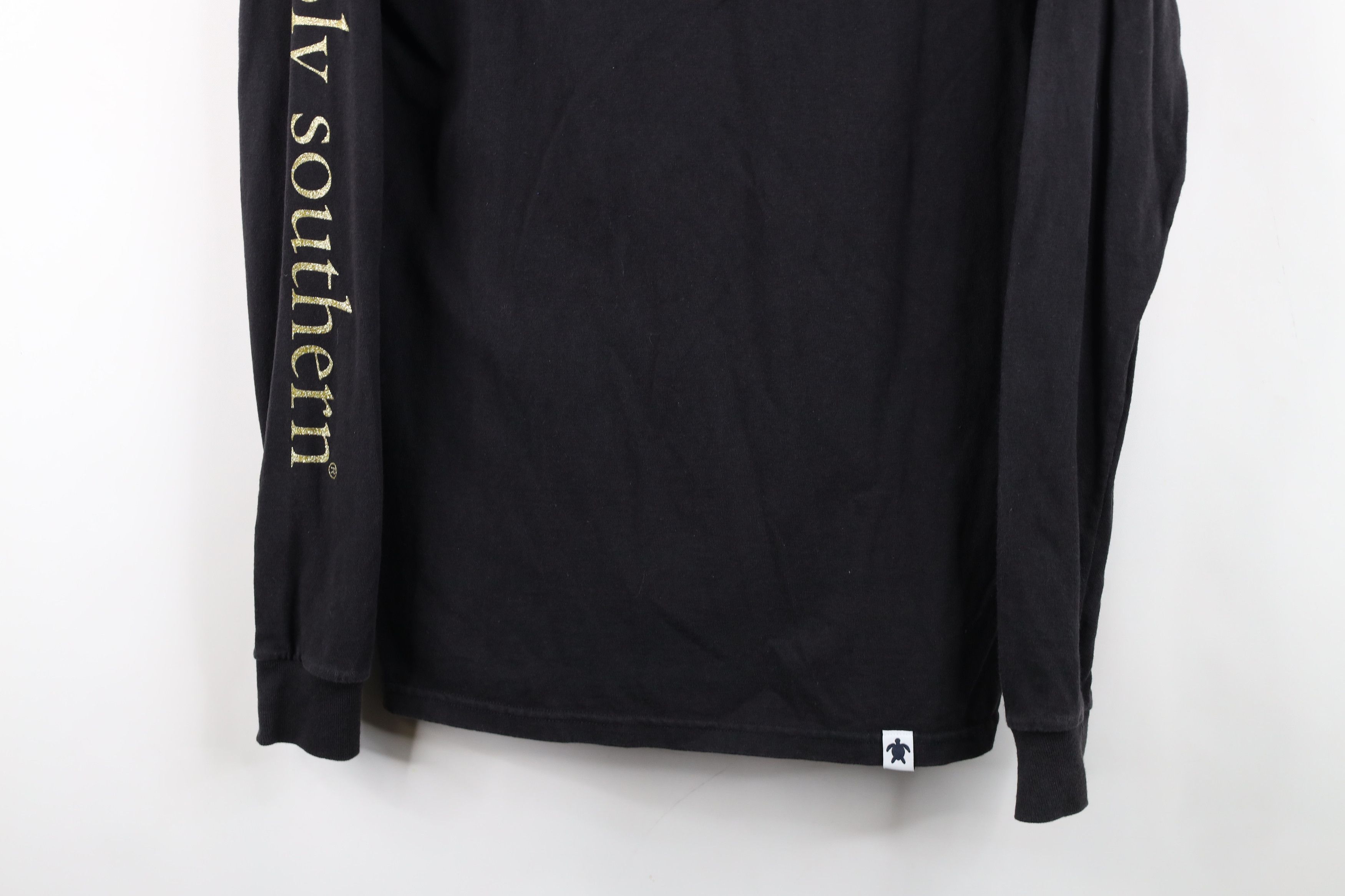 Vintage Simply Southern Collection Elephant Long Sleeve T-Shirt Size S / US 4 / IT 40 - 3 Thumbnail