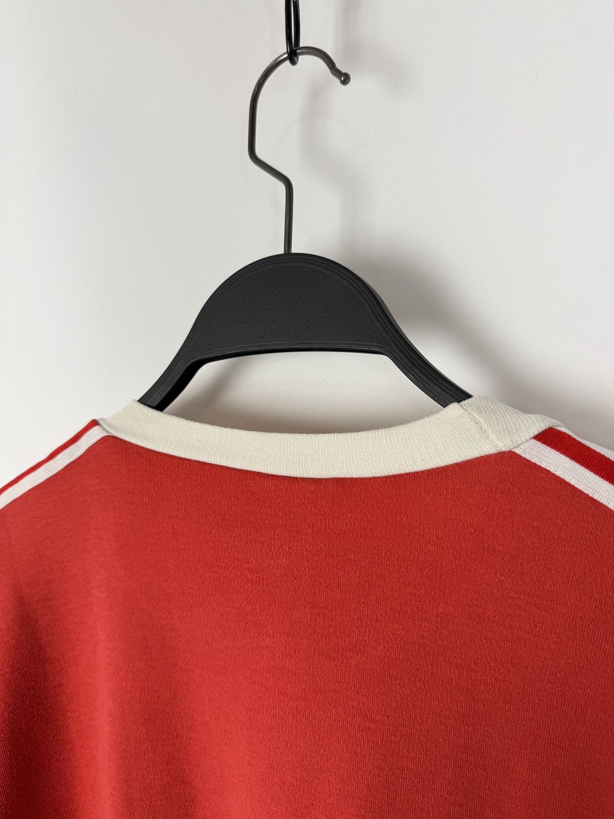 Adidas 1980s Vintage Adidas Trefoil Logo Striped Sleeve Ringer Tee Size M / US 6-8 / IT 42-44 - 10 Thumbnail