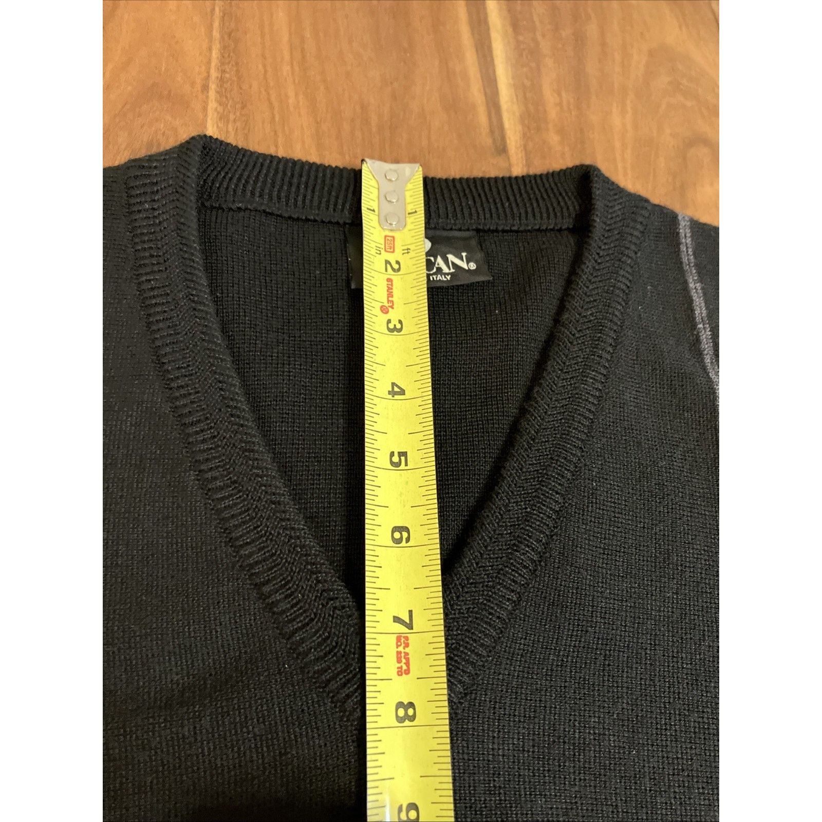 Other Tuscan Sweater Made In Italy Mens V-Neck Knit Pullover Cozy Size US L / EU 52-54 / 3 - 15 Thumbnail