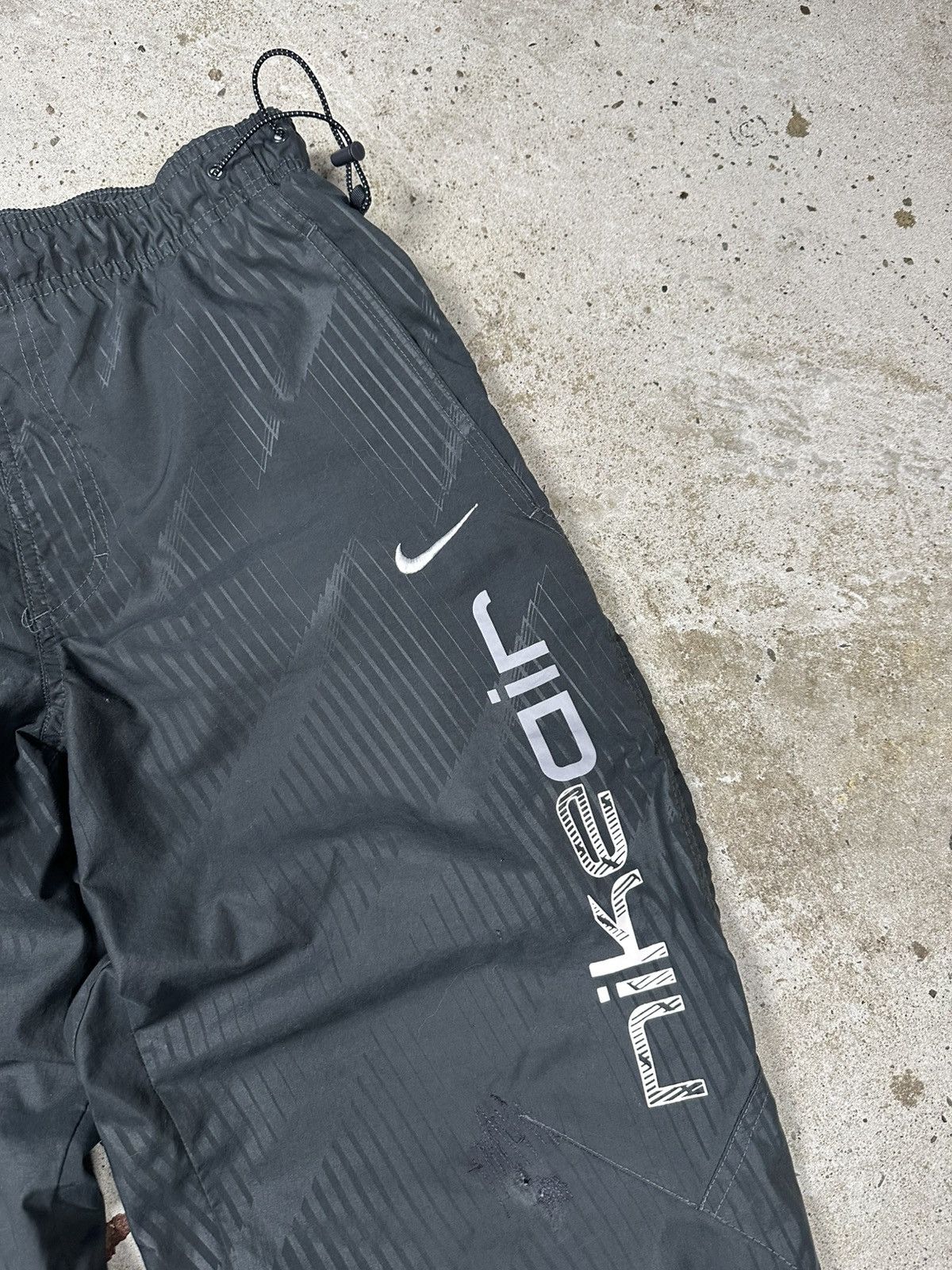 Nike × Vintage Vintage Y2K Nike Baggy Track Pants Air Swoosh Rare Size US 32 / EU 48 - 6 Thumbnail