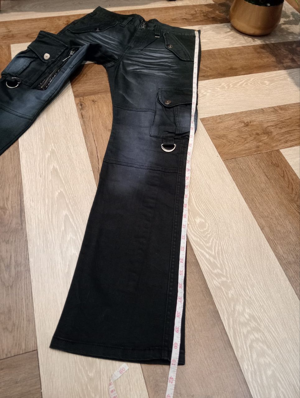 LOWBOX LOWBOX JAPAN MANY POCKET STRETCH FLARED PANTS Size US 32 / EU 48 - 14 Thumbnail