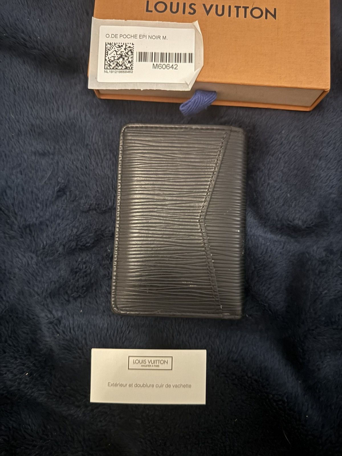 Louis Vuitton Black Epi Pocket Organizer Size ONE SIZE - 3 Thumbnail