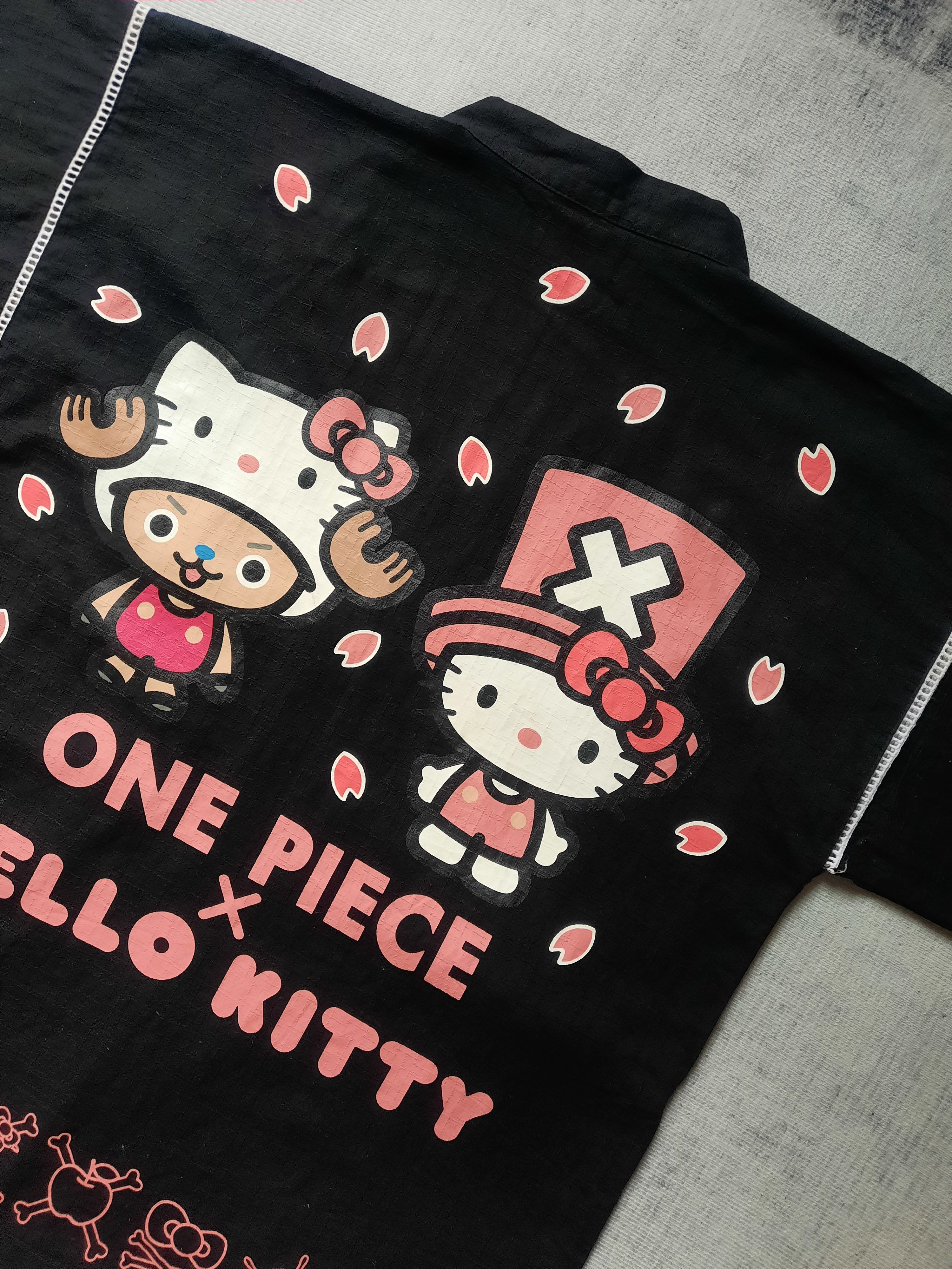 Anime 🔆hello kitty x one piece by sanrio anime yukata happi shirt Size M / US 6-8 / IT 42-44 - 4 Thumbnail