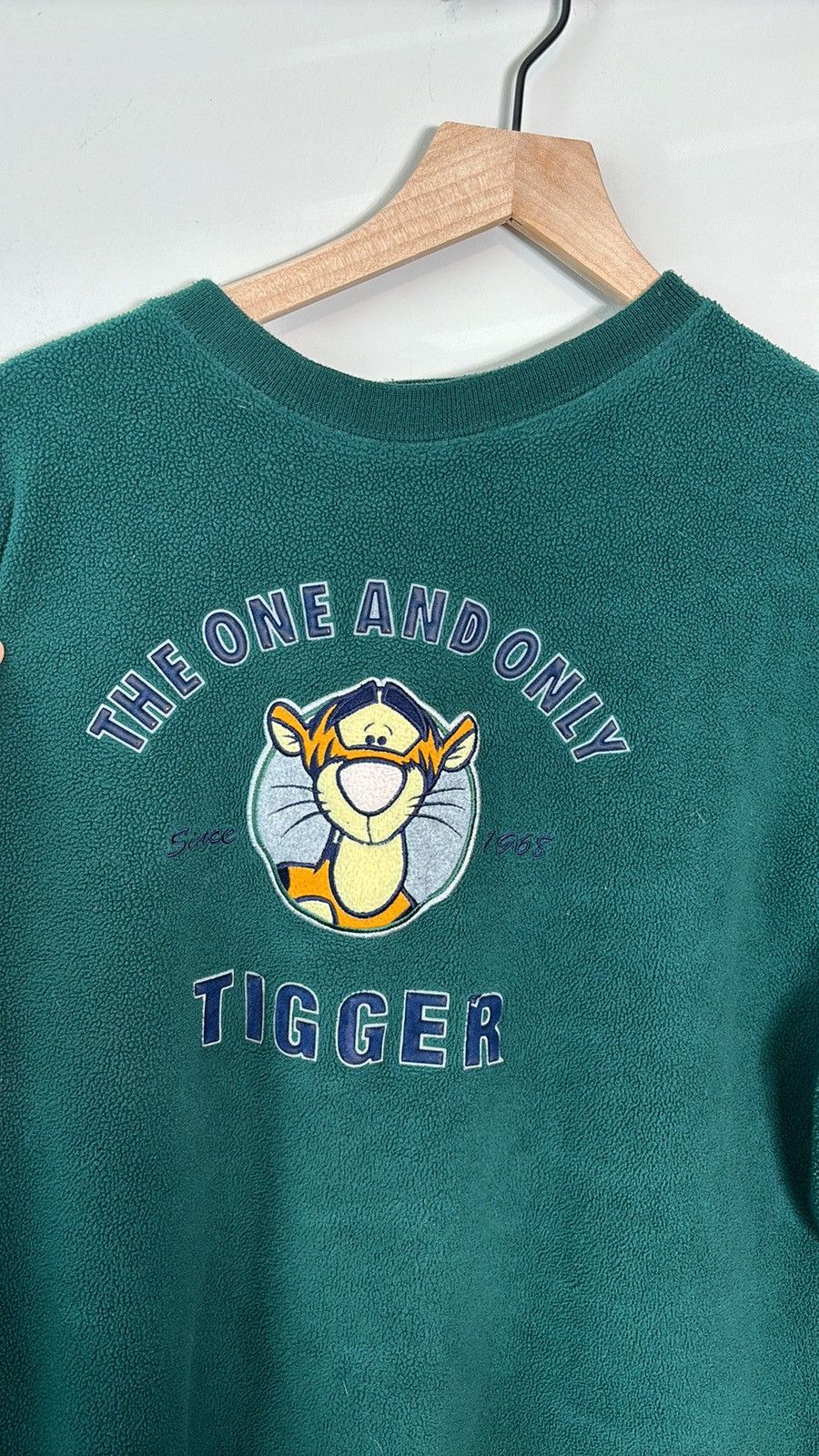 Disney × Vintage Vintage Tigger Fleece Crewneck Size US XL / EU 56 / 4 - 2 Thumbnail