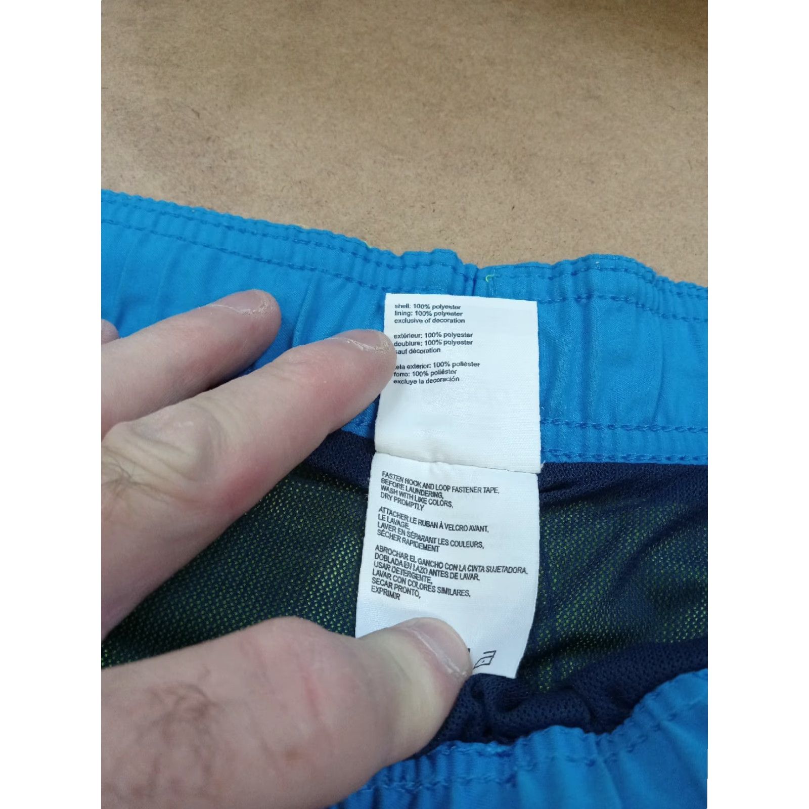 Speedo Speedo Swim Trunks Large LIKEONEW Waist 32"-38" Length 29" Multicolor Men Regular Bottom Trunks L Size US 33 - 6 Thumbnail