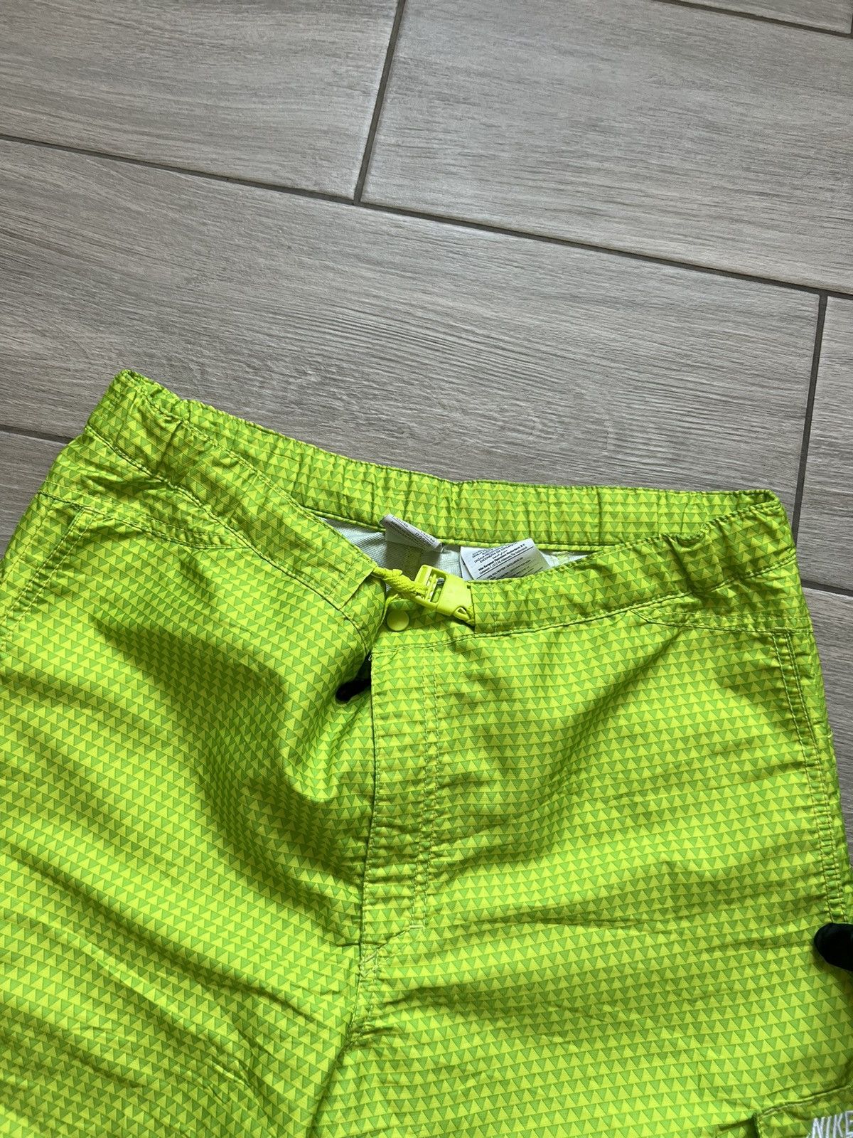 Nike Vintage Y2K Nike Swoosh Nylon Shorts ✅ Size US 32 / EU 48 - 5 Thumbnail