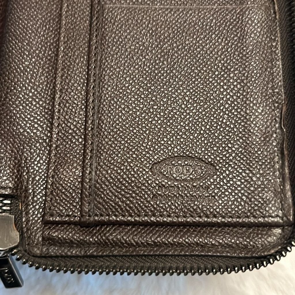 Tod's Tod's Brown Leather Wallet Size ONE SIZE - 13 Thumbnail