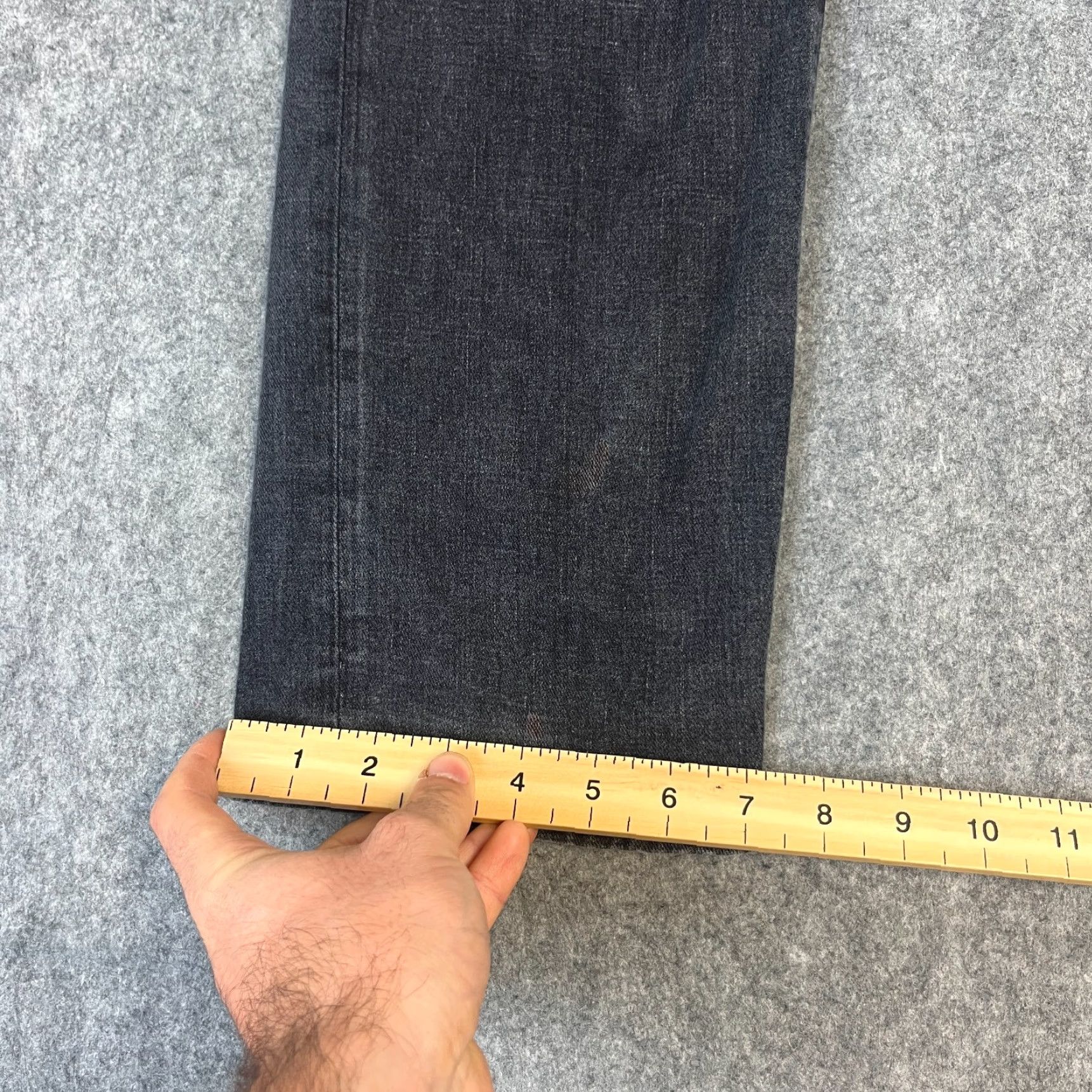 Hugo Boss HUGO BOSS Jeans Tapered Main 3 36 Regular 32 Dark Grey Denim Elastic 5-Pocket Mens Midwest Vintage No Pattern Machine Washable Shoes? Size US 36 / EU 52 - 3 Thumbnail