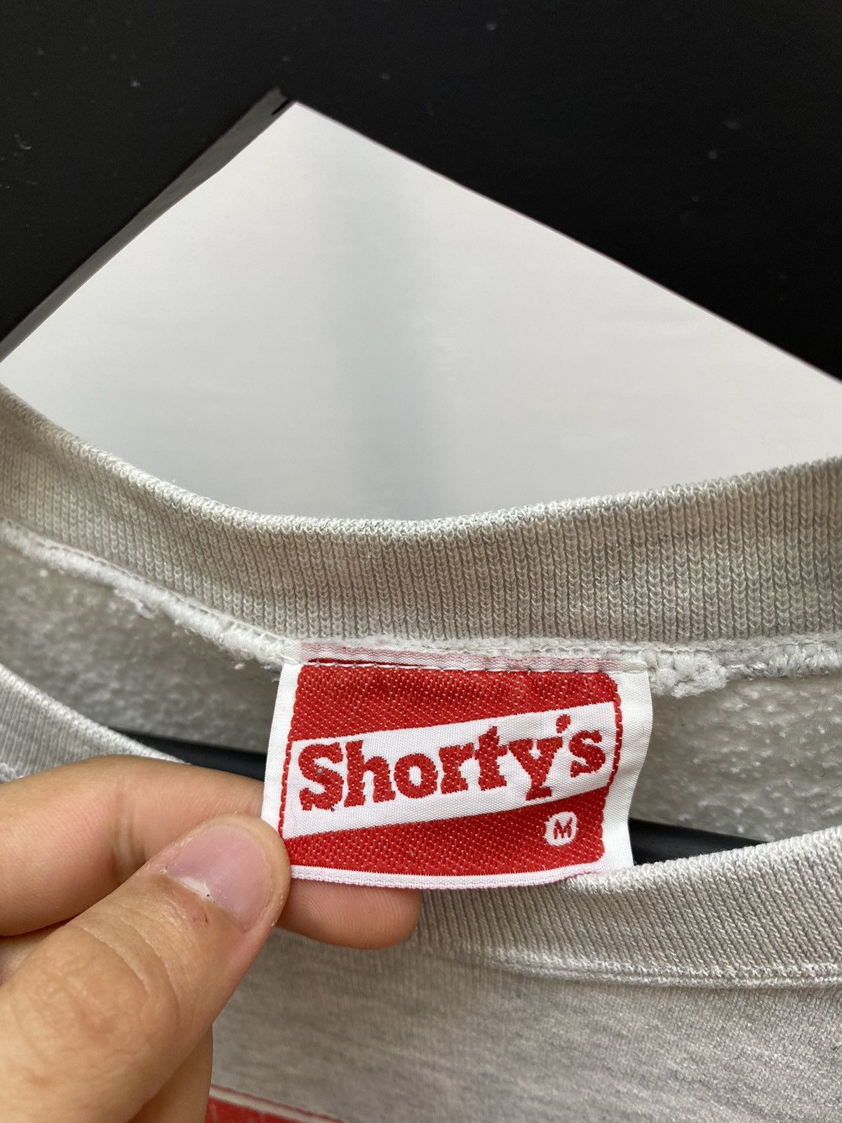 Shorty's Skateboards × Vintage Vintage 90s Shorty’s Skateboarding Box Logo Sweatshirt Size US M / EU 48-50 / 2 - 14 Thumbnail