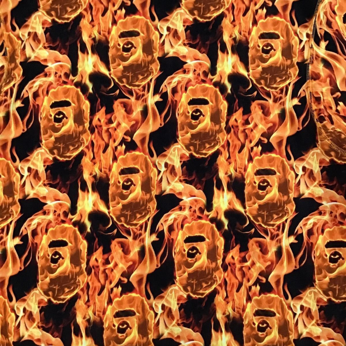 Bape BAPE FLAME full zip hoodie a bathing ape fire Size US XL / EU 56 / 4 - 6 Thumbnail