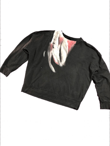 Allsaints Vintage Allsaints Big Y2K Logo 100% Cotton Sweater Size XS Size XS / US 0-2 / IT 36-38 - 1 Thumbnail