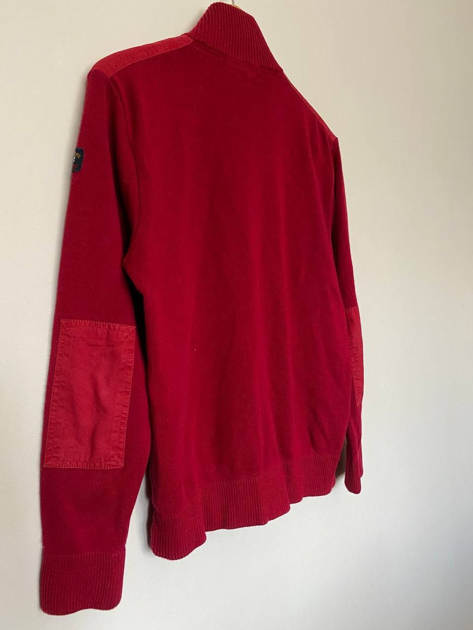 Paul & Shark RRP 530$ PAUL& SHARK WOOL FULL ZIP SWEATER WITH ICONIC BADGE Size US M / EU 48-50 / 2 - 7 Thumbnail