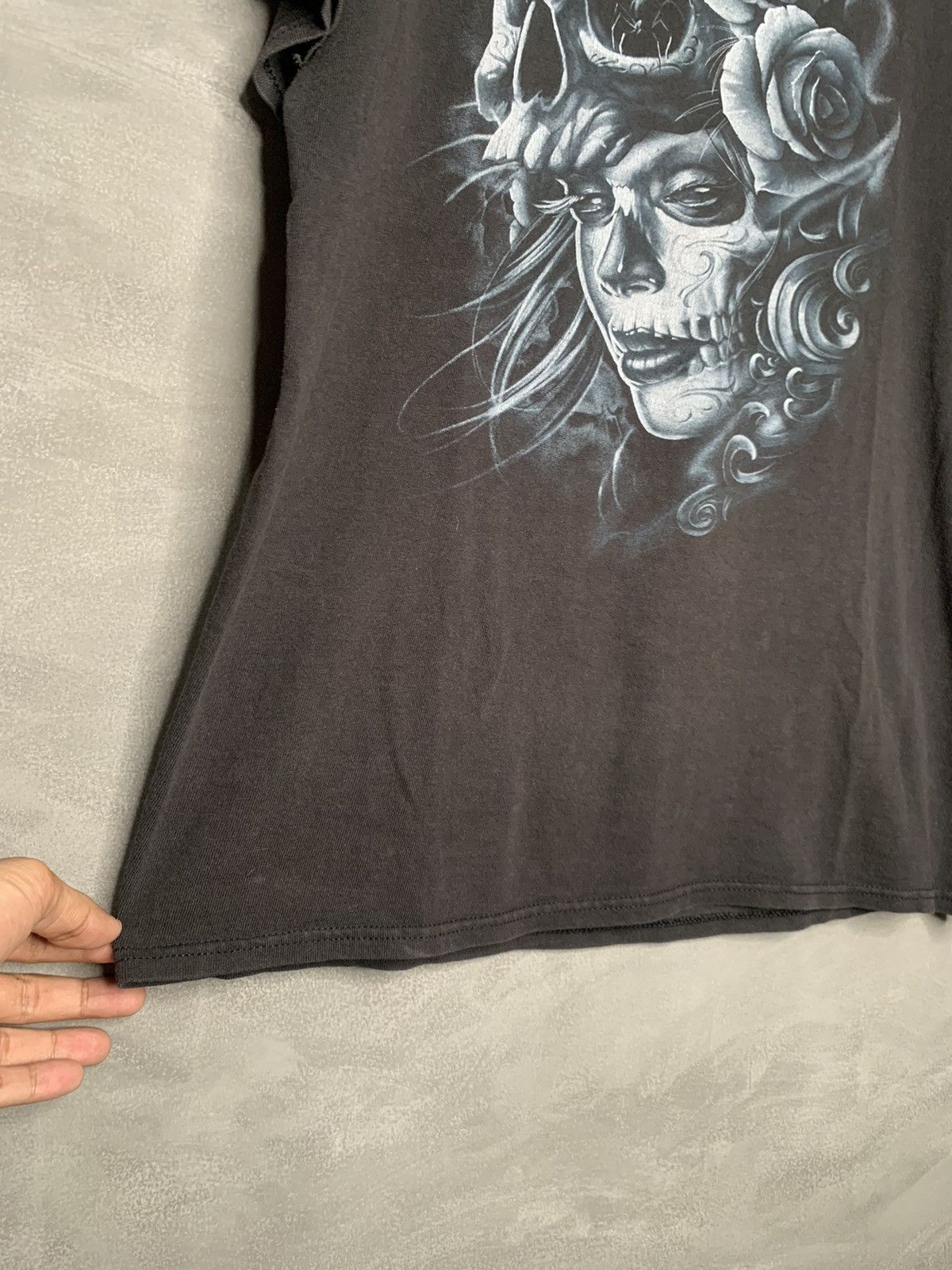 Delta Vintage Skull Voodoo Tee Size US M / EU 48-50 / 2 - 2 Thumbnail
