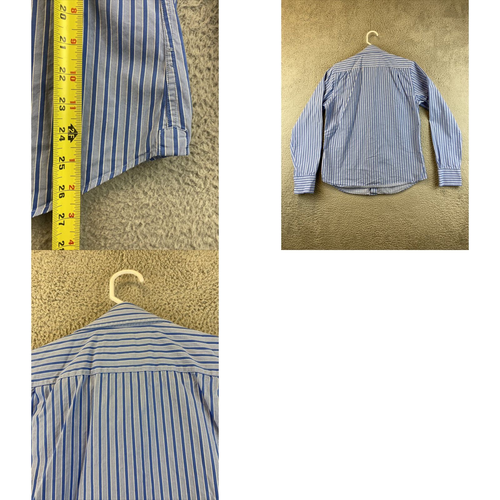 Abercrombie & Fitch Abercrombie & Fitch Mens Cotton Long Sleeve Dress Casual Striped Shirt M /83-54 Size US M / EU 48-50 / 2 - 8 Thumbnail