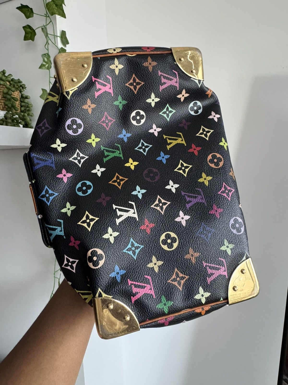 Louis Vuitton × Takashi Murakami Louis Vuitton x Murakami Vintage Leather Speedy Bag Size ONE SIZE - 4 Thumbnail