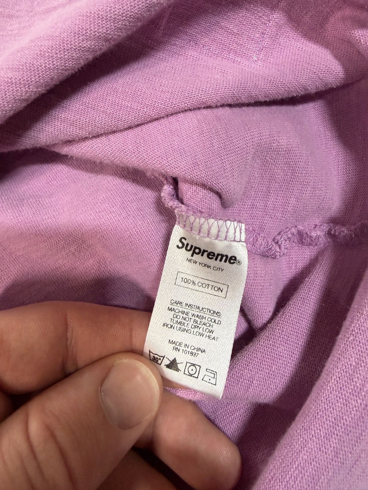 Supreme Supreme FW17 reflective long sleeve tee Size US L / EU 52-54 / 3 - 4 Thumbnail