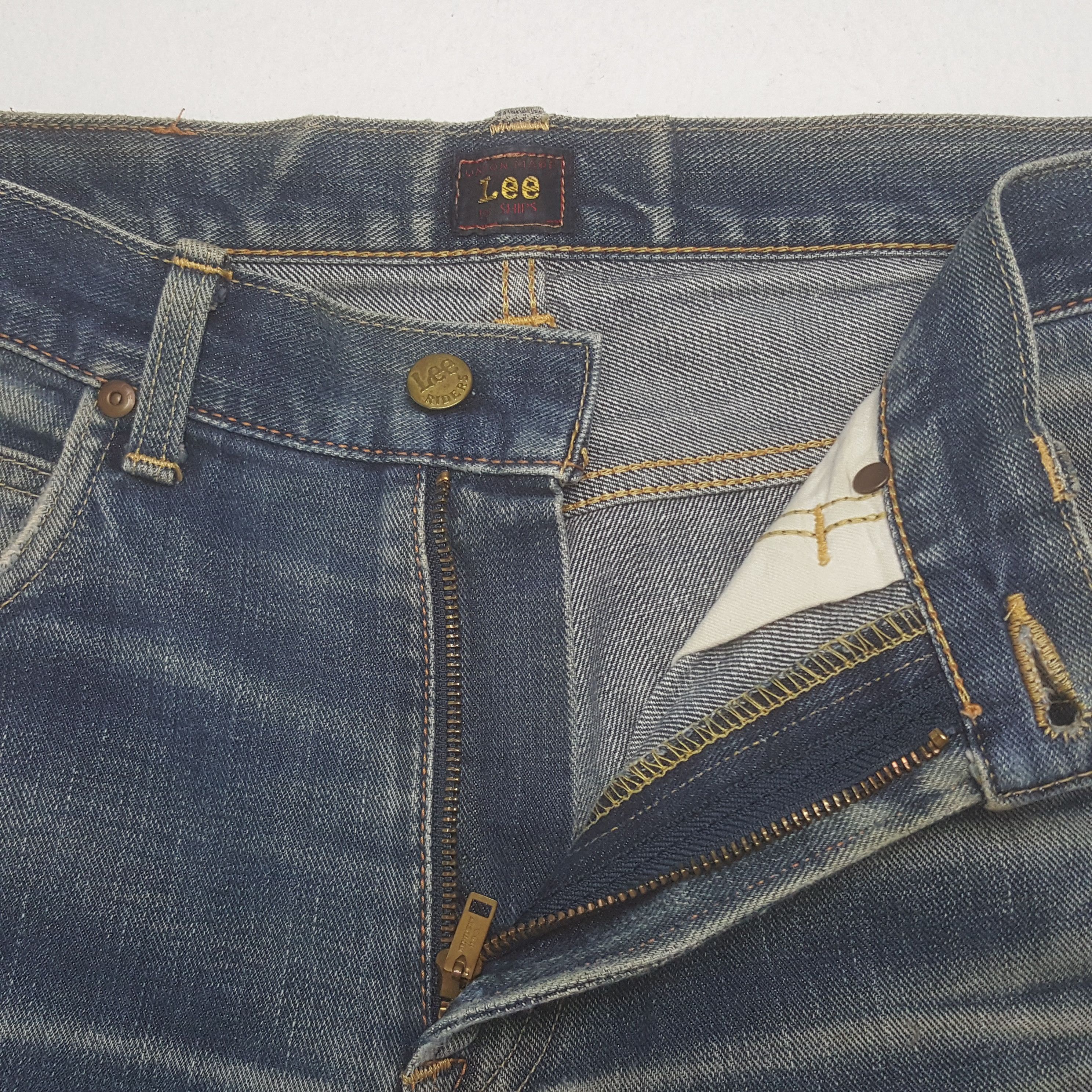 Lee Vintage Lee American Grunge Fading Style Denim Jeans Size US 31 - 7 Thumbnail