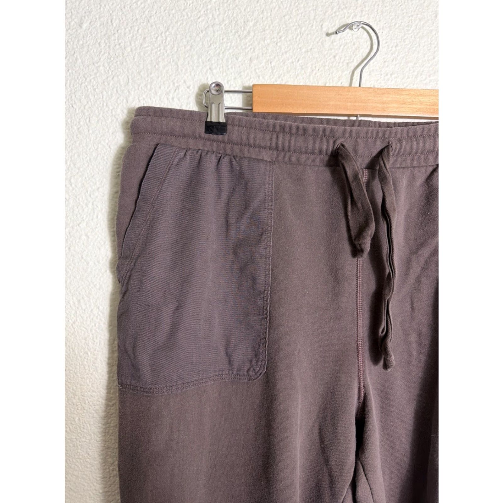 American Eagle Outfitters American Eagle Sweatpants XL Brown Drawstring 38x27 Cotton Polyester Blend Activewear Pants Mens Size US 36 / EU 52 - 5 Thumbnail