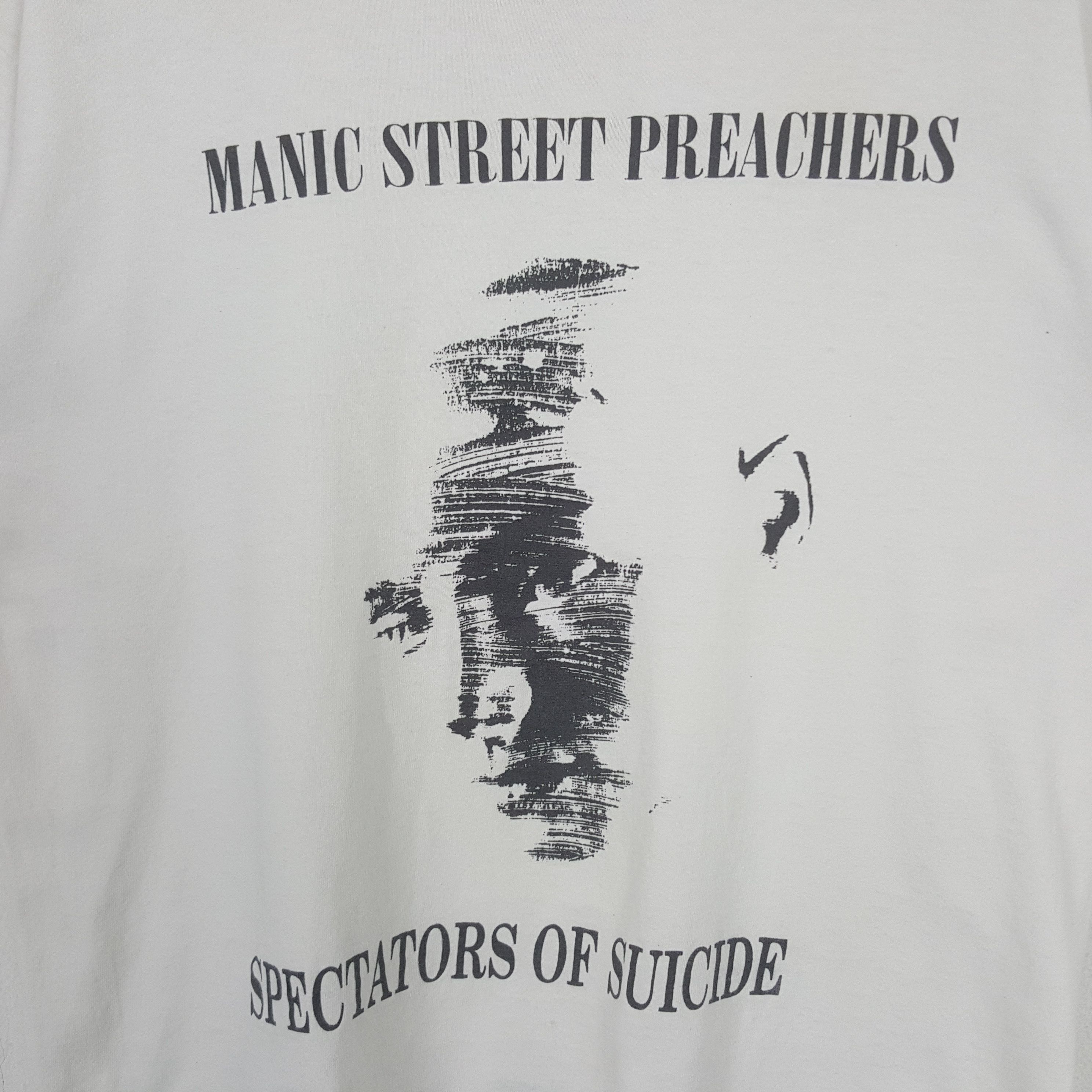Band Tees Vintage Manic Street Preachers 90's Rock Band Tshirt 32 Size US M / EU 48-50 / 2 - 2 Thumbnail