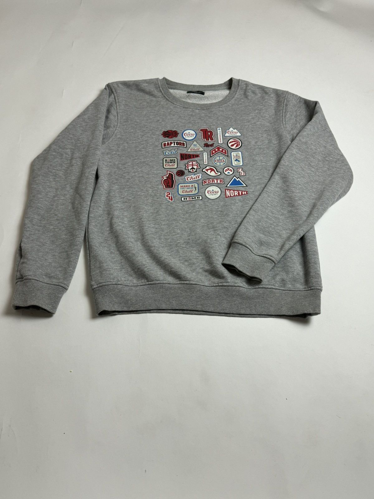 Other Grey Coors Light Peace Collective x Raptors Crewneck Size US M / EU 48-50 / 2 - 1 Thumbnail