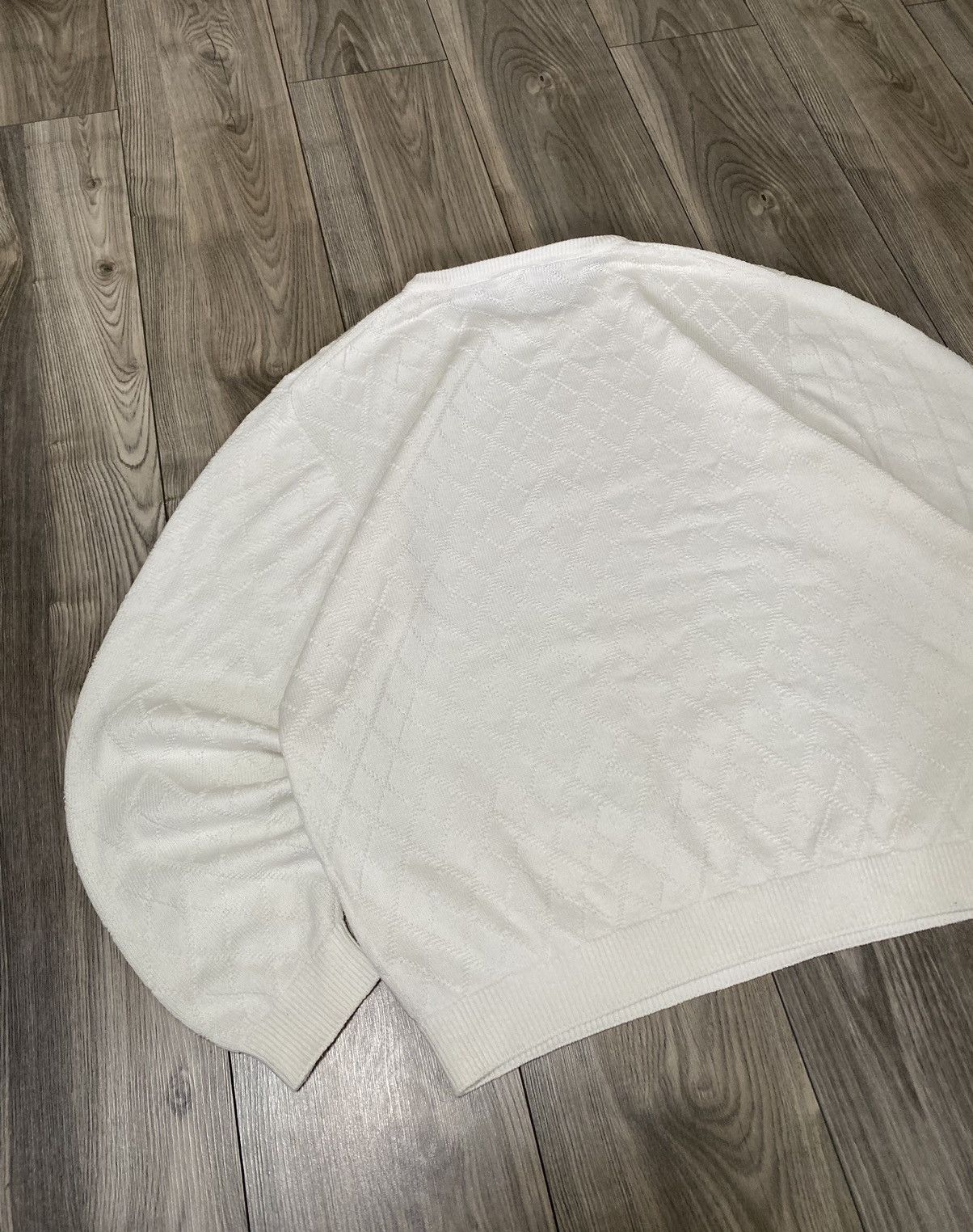 Lacoste Vintage Lacoste Crew Neck White Sweater Mens Size 8 Size US XXL / EU 58 / 5 - 13 Thumbnail