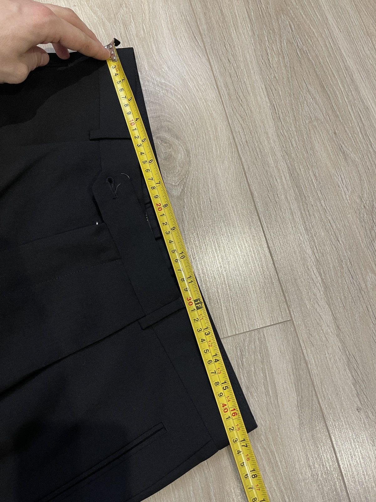 Hugo Boss Vintage classic hugo boss trousers black pants Size 38R - 11 Thumbnail