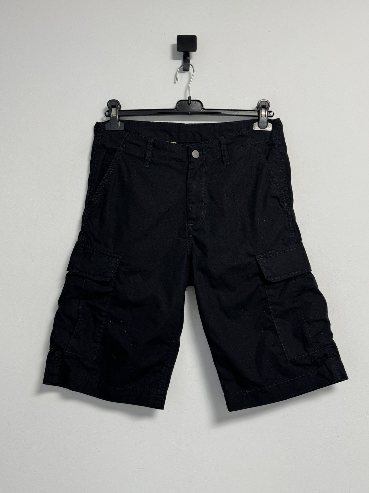 Carhartt Carhartt Cargo Shorts Y2K style Hype Black Size US 29 - 7 Thumbnail
