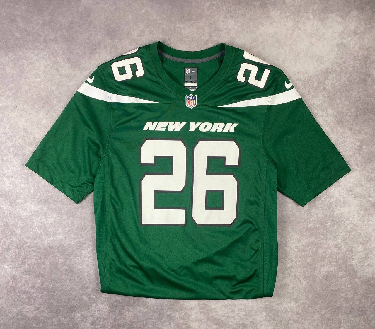 Nike Nike Men’s L Large Leveon Bell #26 New York Jets Jersey NFL Size US L / EU 52-54 / 3 - 1 Thumbnail